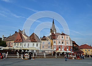 Sibiu Small Square in Romania