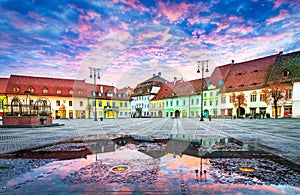 Sibiu, Transylvania, medieval city in Romania