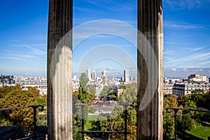 Sibyl temple in Buttes-Chaumont Park, Paris