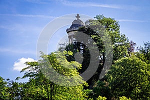 Sibyl temple in Buttes-Chaumont Park, Paris