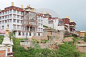 SICHUAN, CHINA - JUL 15 2014: Ganzi Temple. a famous Lamasery in