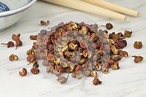 Sichuan pepper peppercorns