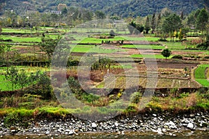 Sichuan Province, China: Jianjiang River Valley Farmlands