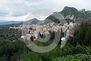 Sicilia, Roccalumera veduta panoramica