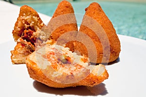 Sicilian arancini photo