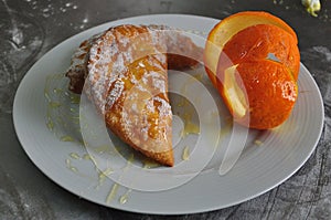 Sicilian bakery. Traditional pastry cassatella