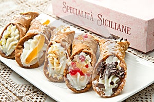 Sicilian cannoli