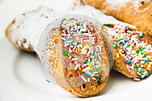 Sicilian Cannoli, Italian Dessert