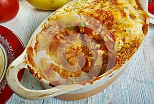 Sicilian Gatto\' di patate con ragu photo