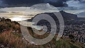 Sicilian seafront landscape