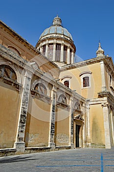 The Sicilian Town of Comiso street scene, Sicily Italy