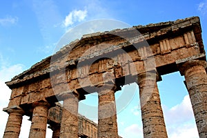 Sicily, Greek temple ruins photo