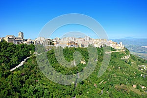 Sicily highlands, Enna city, Sicily, Italy