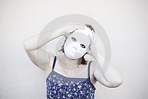 Sick girl mask