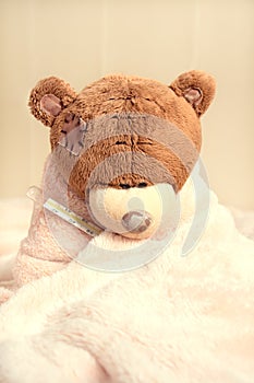 Sick teddy bear