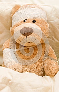 Sick teddy bear