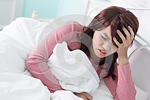 Sick Woman Caught Cold