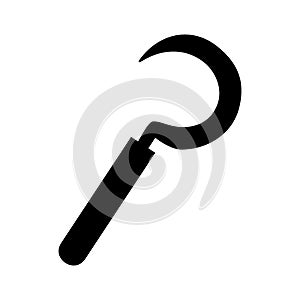 sickle icon or logo isolated sign symbol vector illustration