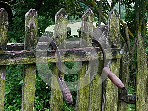 Sickles on the fence