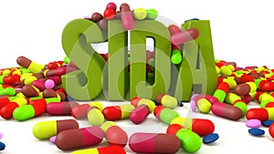 Sida medicine capsules