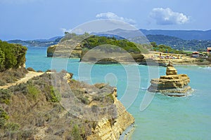 Sidari rocks and beaches, Corfu photo