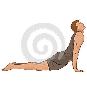 Siddhasana Yoga Pose illustration