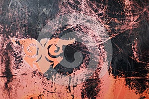 Side of Antique Fire Engine Horizontal