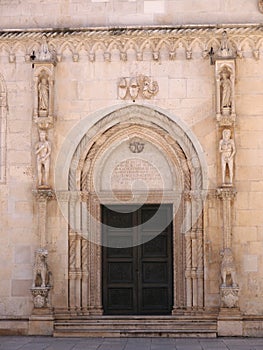 Side door of St. James in Sibenik