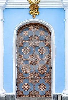 Side door of St. Michael`s Golden-Domed Monastery