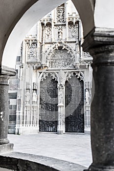 Side entrance of Kosice cathedral