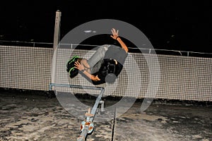 Side Flip Parkour Move