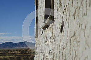 The side of the home in the great basin