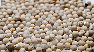 Side HuJiao or Piperis Fructus or Black Pepper Fruit rotating