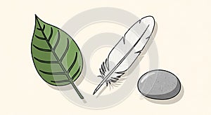 By side on a light beige background emphasizing simplicity and