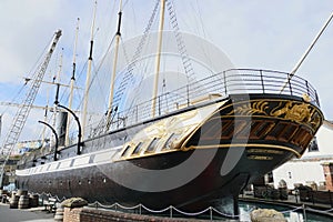 Victorian Passenger Steam Ship SS Great Britain in Bristol