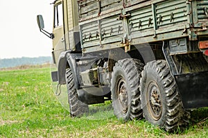 Side of Military Truck