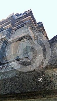side of the prambanan temple