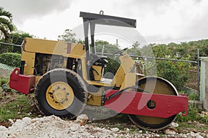 Side Of Roller Compactor