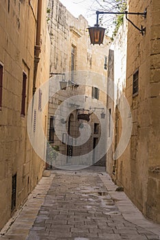 Side street Mdina Malta