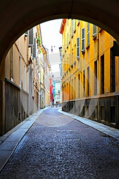 Side street in Parma photo