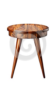 Side table isolated white background, AI generated