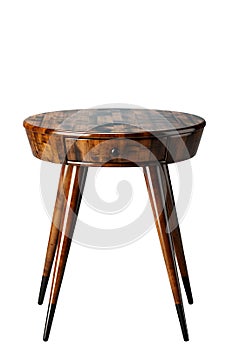 Side table isolated white background, AI generated