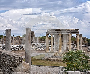 Side Temple of Tyche Ruins