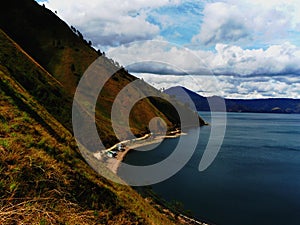 Side of Toba Lake in North Sumatera