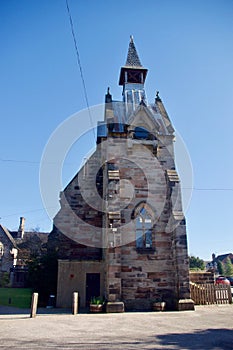 Side of the tower of St johns school