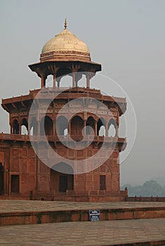 Side Turret of the Mosque of the Taj Mahal, Agra