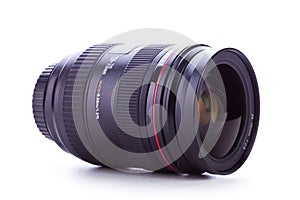 Side view of a 24-70 zoom lens