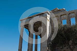 Side View of Acropolis Temple