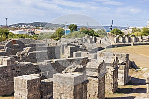 Side view of the amphitheater of Solana