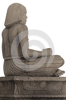 Side View of Ancient Egyptian Scribe photo